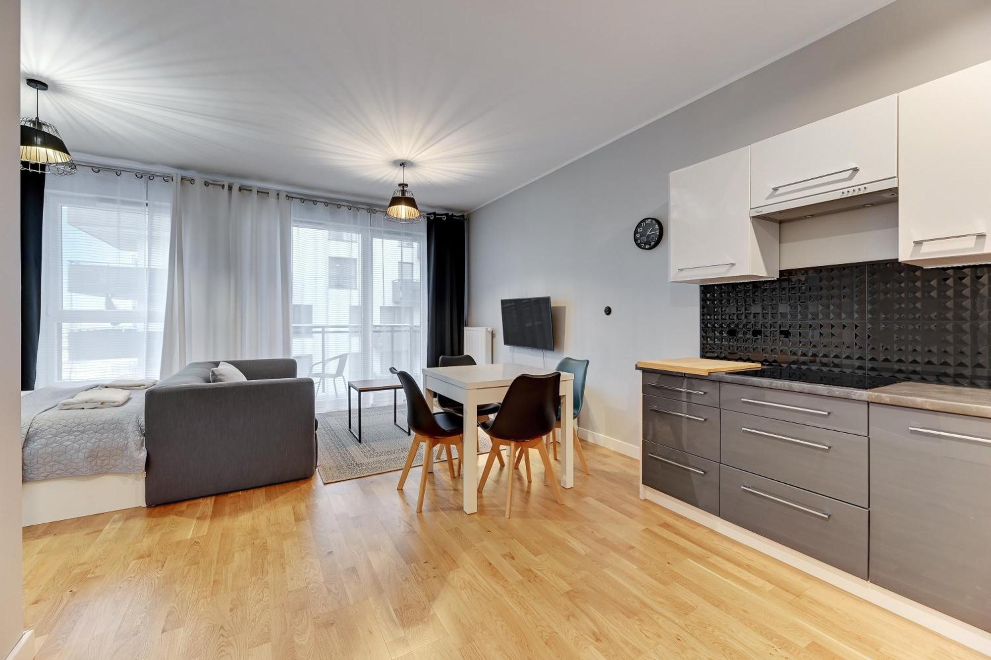 Grand Apartments - Bastion Walowa 格但斯克 外观 照片