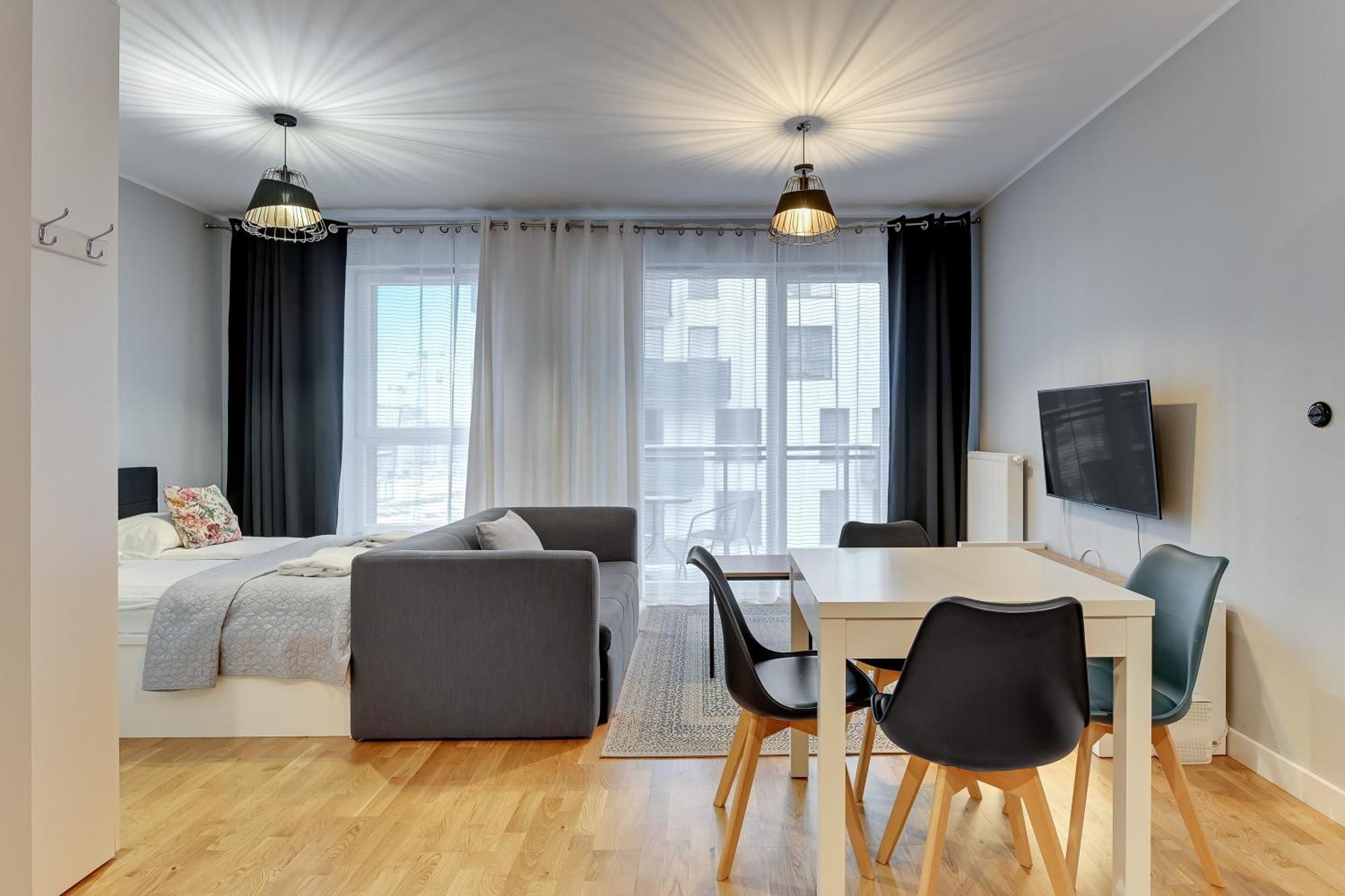 Grand Apartments - Bastion Walowa 格但斯克 外观 照片
