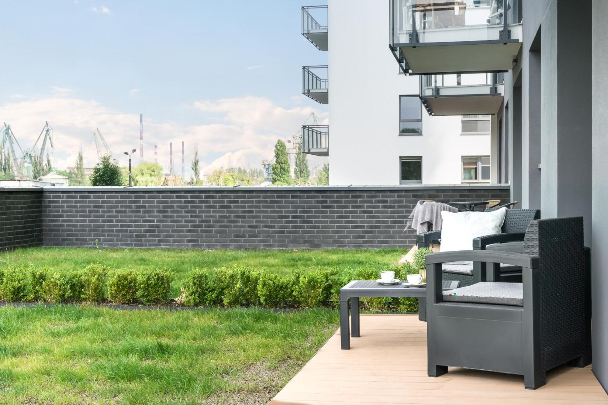 Grand Apartments - Bastion Walowa 格但斯克 外观 照片
