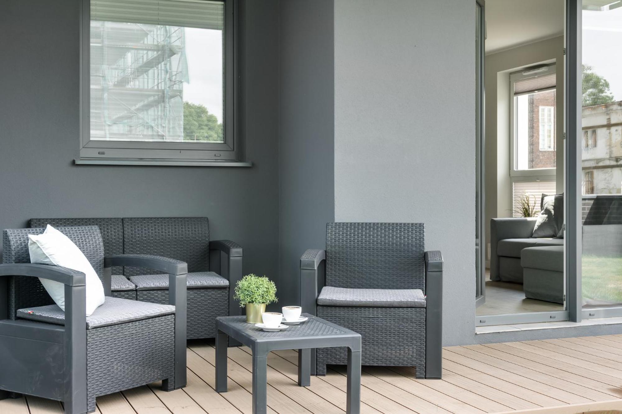 Grand Apartments - Bastion Walowa 格但斯克 外观 照片